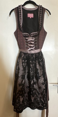 Krüger dirndl rosa schwarz - dirndl,