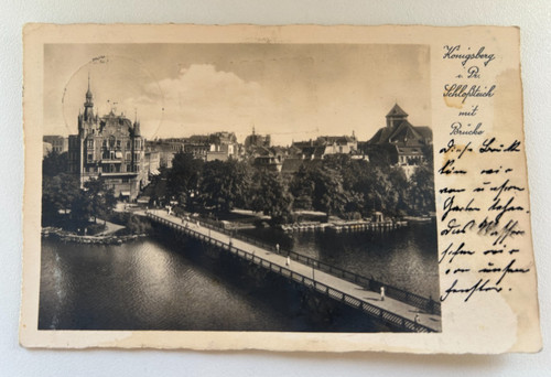 Königsberg schloßteich - ak,