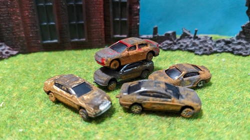 Stück rostige modell autos - stück,