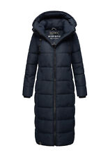 Warme Damen Winter Jacke Winterjacke Parka Mantel lang Navy XS AM130 Box308