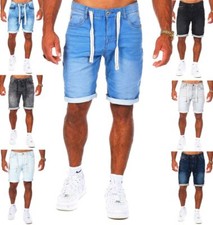Sublevel Sweatpants Jeans Shorts Stretch Kurze Denim Sommer Hose dehnbar vintage