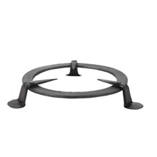 Pfannenknecht, Topfuntersatz aus Schmiedeeisen, Lagerküche nostalgisch rustikal