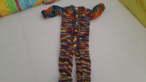 Gestrickter babyoverall - gestrickter,