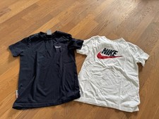 Nike und Autry T-Shirt Jungen weiß blau 140 146 - Top Zustand