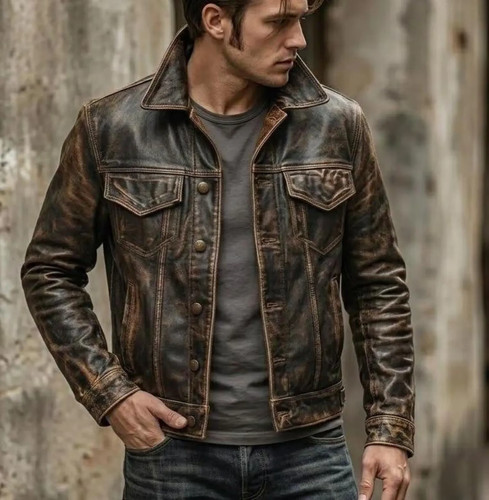 Herren vintage leder - herren,