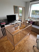 Pinolino Öko-Kinderbett, Buche massiv von Hans Natur, Öko-Kokos-Latex-Matratze