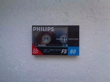 Vintage Audio Cassette PHILIPS FS 60 * Rare From Korea 1987 *