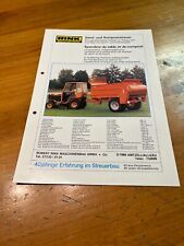 Prospekt Rink Kompoststreuer Traktor Schlepper Brochüre M