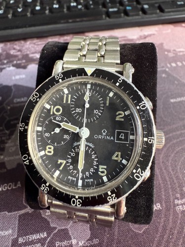 Orfina chronograph valjoux - orfina,