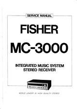 Service Manual-Anleitung Fisher MC-3000