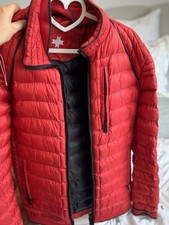 Wellensteyn Rote Pufferjacke - Warm und Stylisch Für Männer Größe M