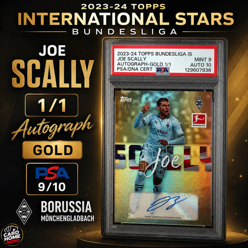 Joe scally auto psa 10 - auto, 9