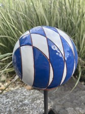 Keramik Gartenkugel Bayrisch München Bayern Handarbeit Gartenstecker Beetstecker