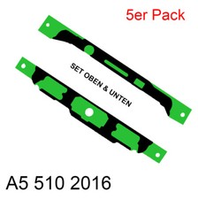 5x SAMSUNG GALAXY A5 A510 2016 KLEBEFOLIE LCD DISPLAY KLEBER DICHTUNG ADHESIVE