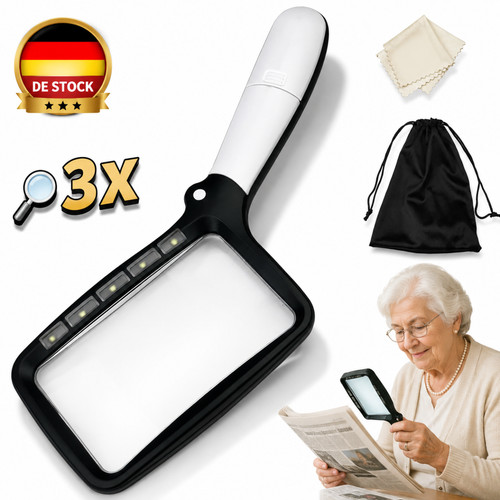 Fach lupe led - 3-fach,
