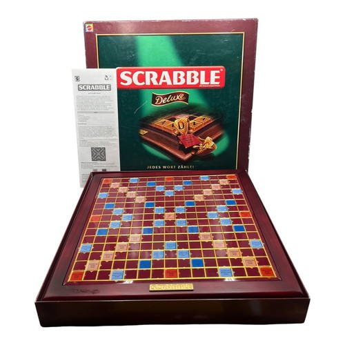 Mattel scrabble deluxe - scrabble,