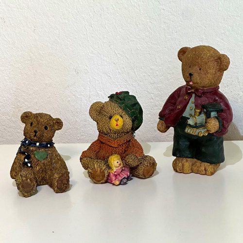 Senga teddybär figuren set - senga, teddybär-figuren-set
