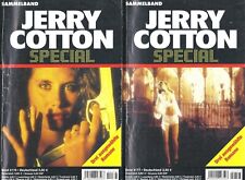 6 Krimis- 2 Sammelbände: JERRY COTTON, fortlaufende Nummern, mit Titelliste!