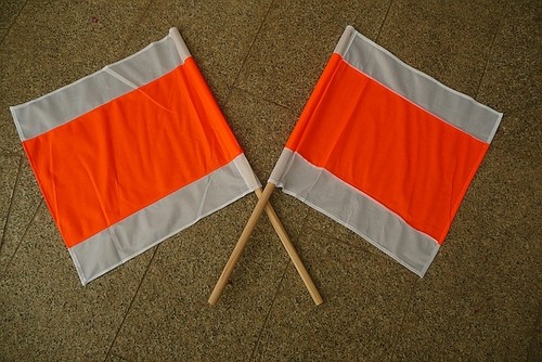 Warnflagge fahne 50x - 50x, 50cm