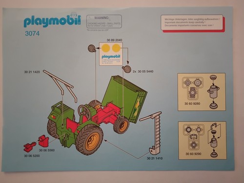 Playmobil bauanleitung 3074 - bauanleitung,