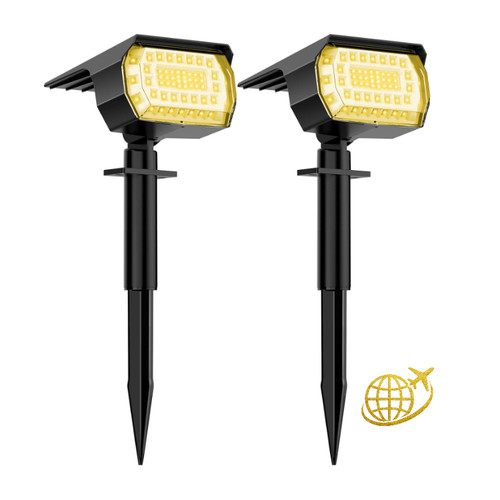 Solarstrahler led 3000k 2er - 57,