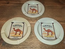 3 × CAMEL Werbung Aschenbecher Metall 