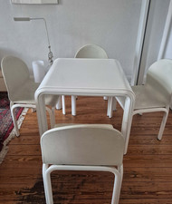 GAE AULENTI für KNOLL Esszimmer Sitzgruppe m. Tisch+4 Stühlen 'Orsay' Sped. mgl.