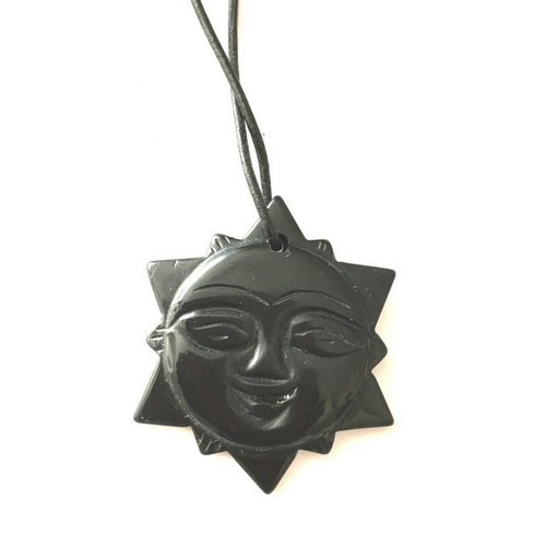 Anhänger kette onyx - onyx, natur