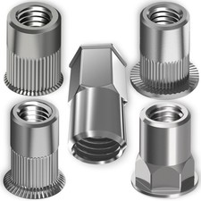 Blindnietmuttern Edelstahl A2 kleiner Senkkopf M3-M12 Nietmuttern Einnietmuttern