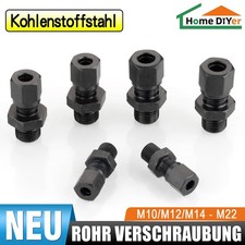 Schneidringverschraubung 6-16mm x M10-M22 Gerade Verschraubung mit Außengewinde