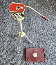 Linhof Dreibein Foto Stativ Alu mit Schiansky Neiger + Projektionsplatte Vintage