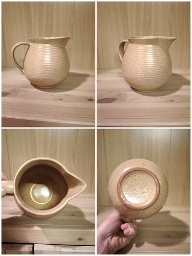 Keramik krug milch saft neu - milch,