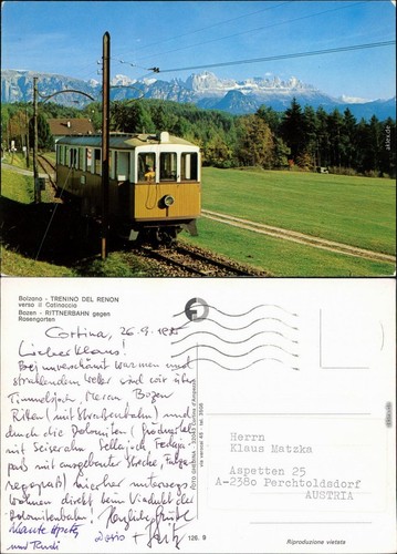 Bozen bolzano trenino - bozen, del