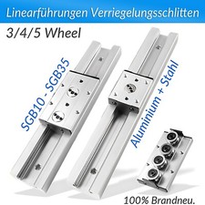 Linearführung SGB10-SGB35 Gleitschiene 3/4/5 Wheel Linearblock Lagerblöcken