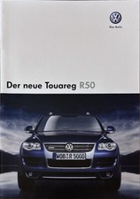VW Touareg R50 Prospekt Brochure Depliant 10/2007
