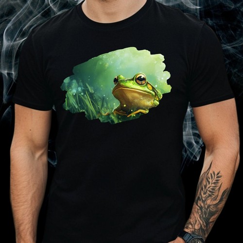 Herren shirt frosch motiv - frosch,