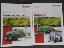 ECKART Güllefässer, Pumptankwagen CERVUS LINE Prospekte ( 24394 )
