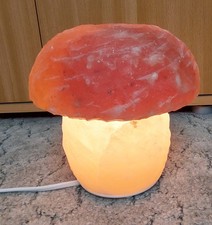 Salzkristall Leuchte Pilz, 15