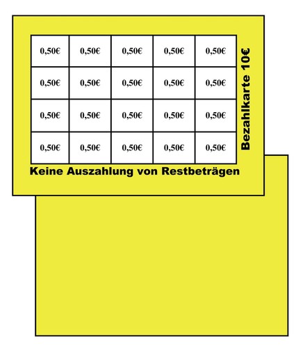 Verzehrkarten - 50,