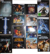 STAR WARS Spielesammlung PC alles dabei wie abgebildet sehr viele Spiele 