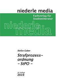 Strafprozessordnung stpo - -, |