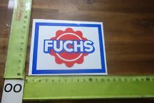 Alter Aufkleber Auto Werkstatt Zubehör FUCHS