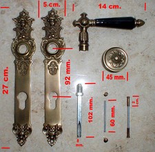 Messing Haustürbeschlag