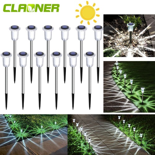 12x led solarleuchten garten - 2-12x,