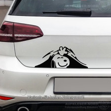 Snoopy Aufkleber gucken 40cm