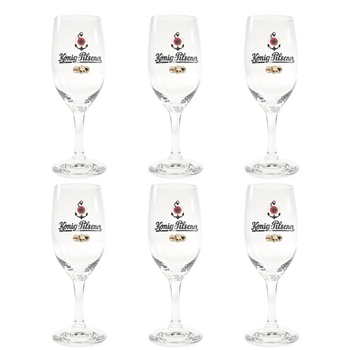 König pilsener bierglas - 6x,