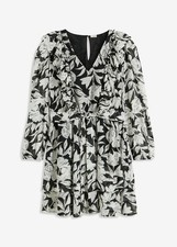 Minikleid aus leichtem Chiffon