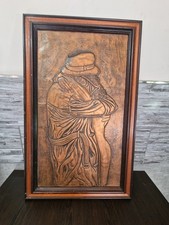 Großes kunst kupferrelief - großes, kunst-kupferrelief