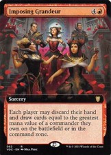 Magic Imposing Grandeur Extended Art Commander: Innistrad: Crimson Vow Rare