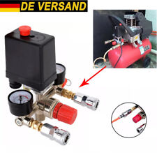 Druckminderer mit 1/4" Schnellkupplung Druckluft Regler 12 Bar für Kompressor